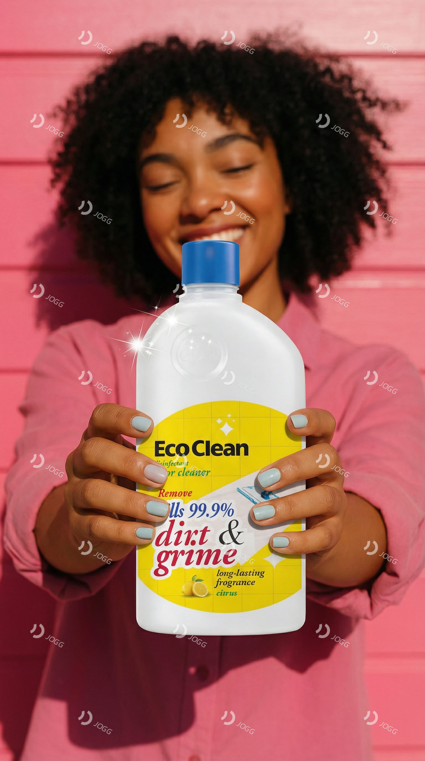 Eco Clean Floor Cleaner Liquid | Disinfectant | Kills 99.9% Grime | Citrus Fragrance